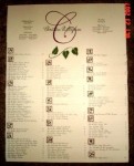 Seating Chart