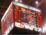 Jumbo Tron Utah Jazz Half-Time Show