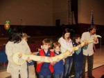 The b-day boy or girl gets to help Jeanie and Ed hold their big Burmese python The b-day boy or girl gets to help Jeanie and Ed hold their big Burmese python