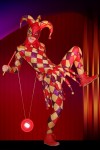 "Jester" strolling character