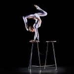 Contortionist Lady in White