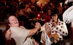 Having fun with the audience