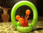 Tulips in a basket. Tulips in a basket.