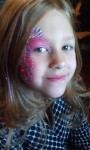 Hair Feather and Face Painting Hair Feather and Face Painting