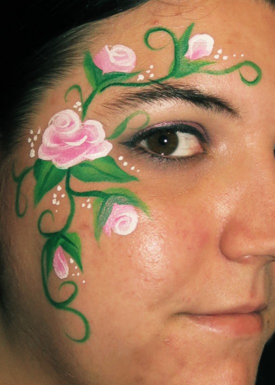 Rose Vine Eye Design