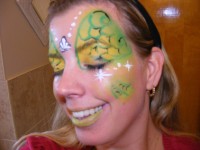 Face painting by Sarah