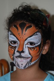 Face Painting in Action by Katie