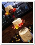 Three Tier Wedding With Calla Lilies