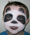 Panda Face Painting