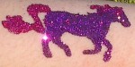 Horse Glitter Tattoo