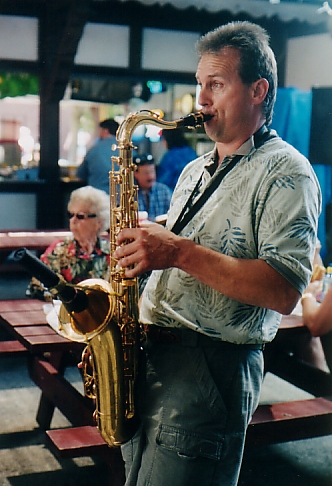 Fran on the Sax