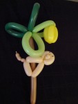 balloon monkey in a tree