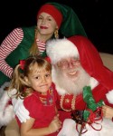 Santa and his elf! Santa and his elf!