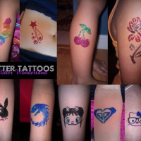 Glitter Wonderland Temporary Glitter Tattoos - Temporary Tattoo Artist in Honolulu, Hawaii