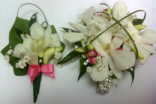 Orchid Corsage & Boutonniere