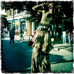 Stilt walker