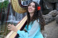 Harpist Tatyana - Cajun Band in Maui, Hawaii