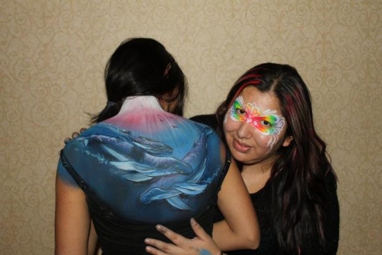Wyland Whales and Mask