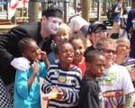 Mimeing with kids at the Maryland  Maritime Festival in Annapolis