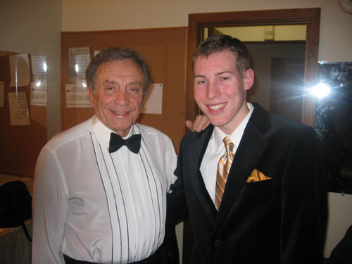 James with Al Martino