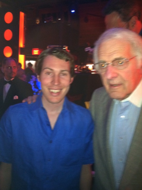 James with Sid Mark from "Sounds of Sinatra" radio show