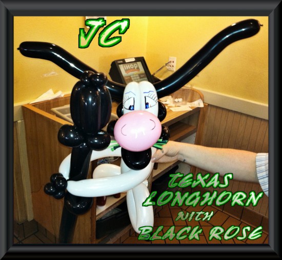 Texas Longhorn Balloon Animal