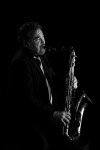 Jimmy with his sax Jimmy with his sax