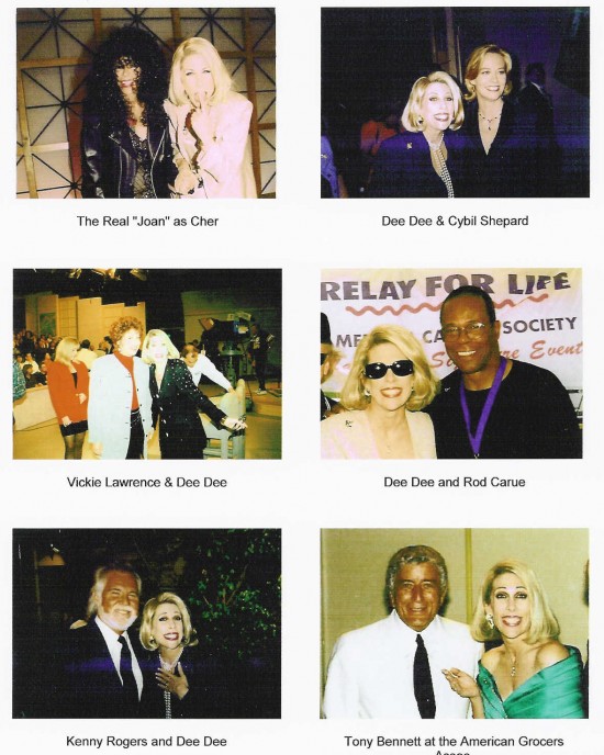 Dee Dee with real Celebs
