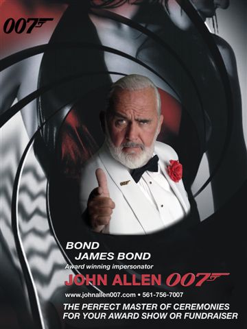 BOND,JAMES BOND Impersonator