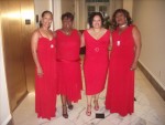 Shirl &amp; Allegra in red