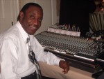 Johnny at the mixing console