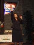 Bustin a note for Jesus