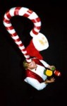 Juggler Bob stuffing his stocking