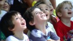 Children watching the show Children watching the show
