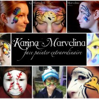 Karina Von Marvelina - Facepainter extraordinaire! - Pony Party in Albany, New York