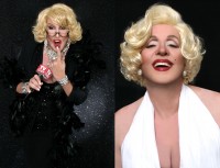 Kevan Evon as Joan Rivers and Marilyn Monroe