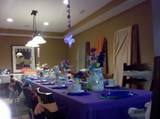 Alice In Wonderland B/day Table