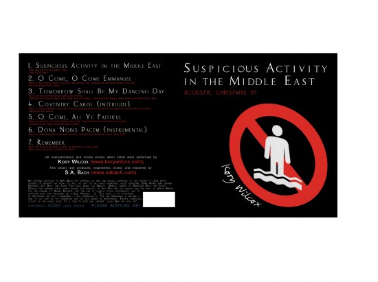 Suspicious Activity In the Middle East - album cover