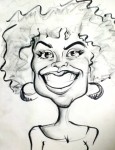Black & White Caricature Black & White Caricature