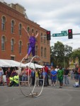 Standing on top of the Wheel!