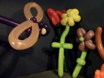 Dragonfly and flowers