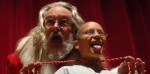 Magic Santa performs Ropes thru Neck Magic Santa performs Ropes thru Neck