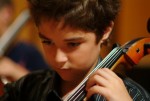 Magic M playing cello at the Colorado Music In The Mountains Festival Magic M playing cello at the Colorado Music In The Mountains Festival