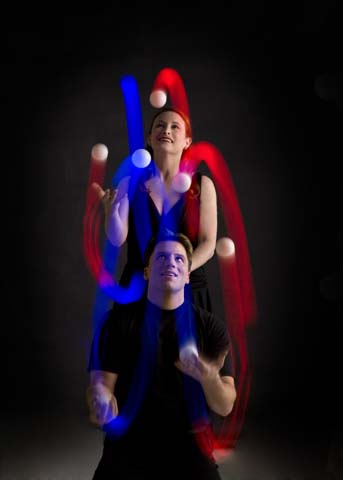 Mark Angelo - Glow Juggling Finale