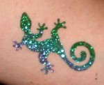 Glitter tattoo