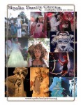 collage white characters collage white characters