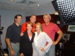 Michelle with Katie Couric and TV crew Michelle with Katie Couric and TV crew