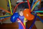 Giant Flowers for 3 year birthday party