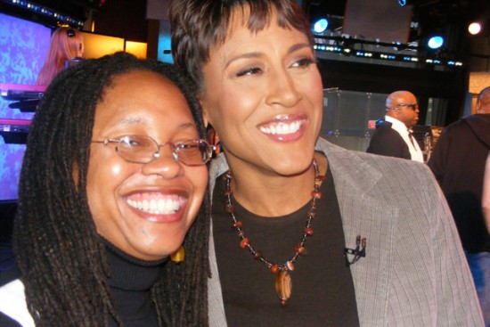 Monice and Robin Roberts, GMA Host.