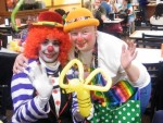 Nica with Toodles-Kapitol Klown friend